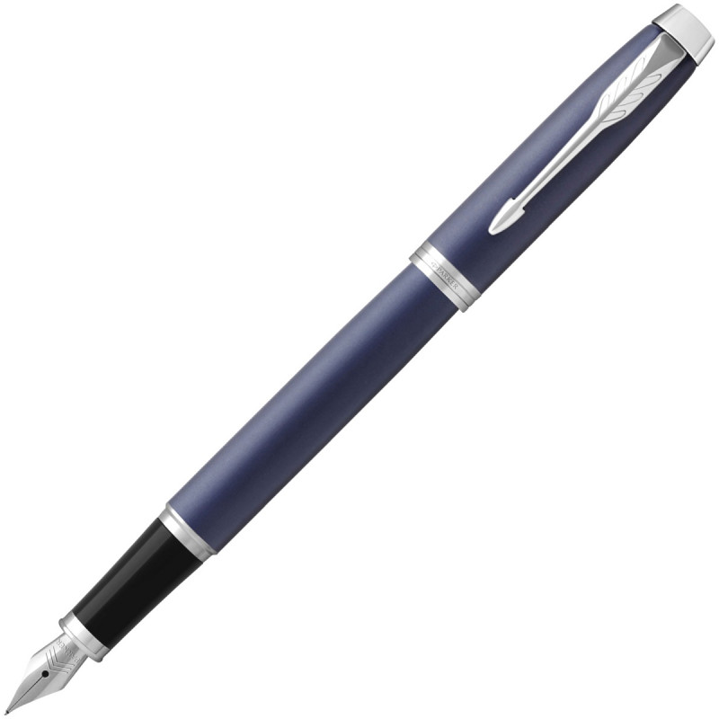 Перьевая ручка Parker IM Core F321, Matte Blue CT (Перо F)