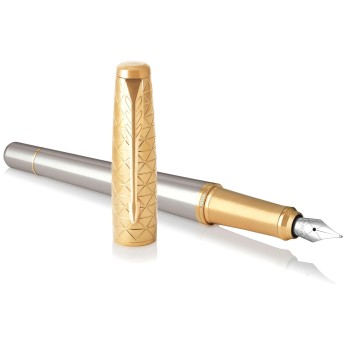 Ручка перьевая Parker Urban Premium F313, Aureate Powder GT